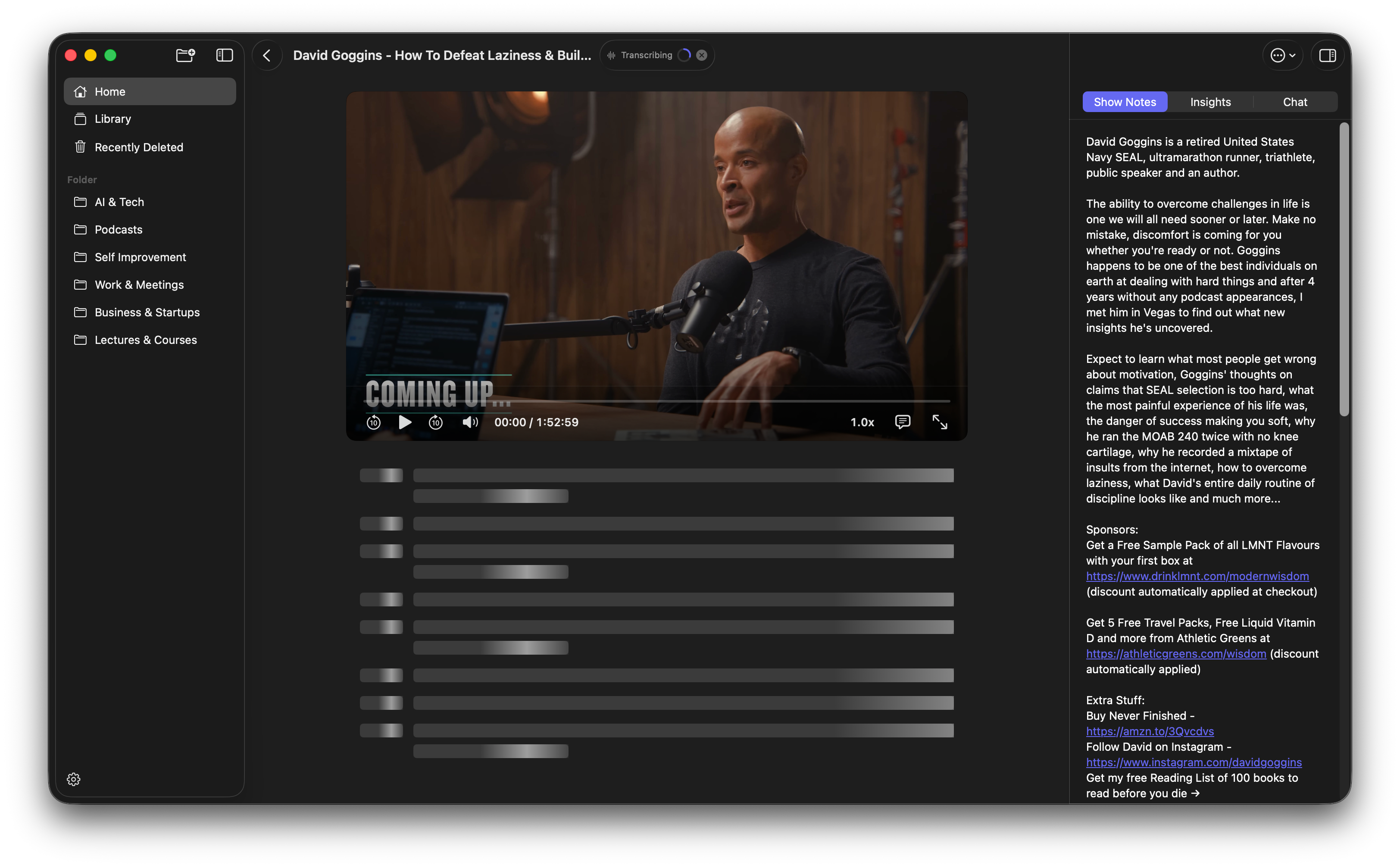 Local AI Transcription